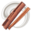 Cinnamon Pastry Ring flavor icon - cinnamon sticks with an icing swirl