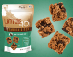 Mint Chocolate Chip granola bites and packaging