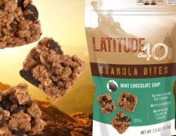 Mint chocolate latitude 40 snacks granola bites